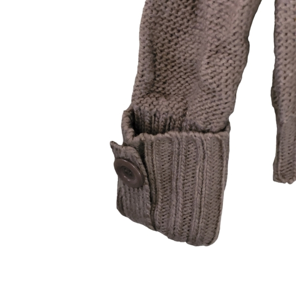 VERTIGO PARIS FAUX FUR COLLAR SWEATER IN NUBUCK L - Picture 7 of 13